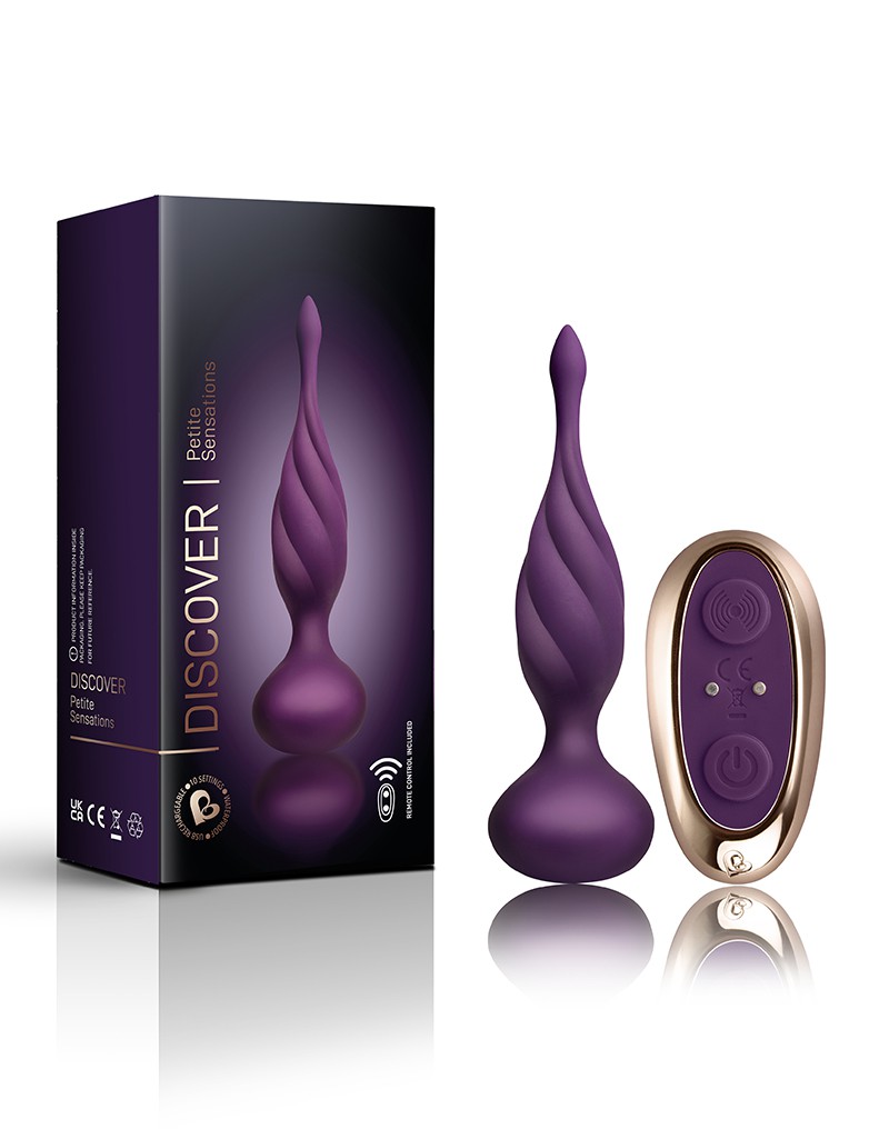 Rocks-Off – Petite Sensations Discover – Analvibrator mit Fernbedienung – Violett