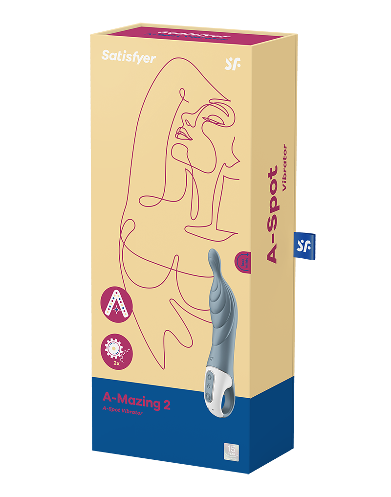 Satisfyer – A-Mazing 2 – A-Punkt-Vibrator – Grau