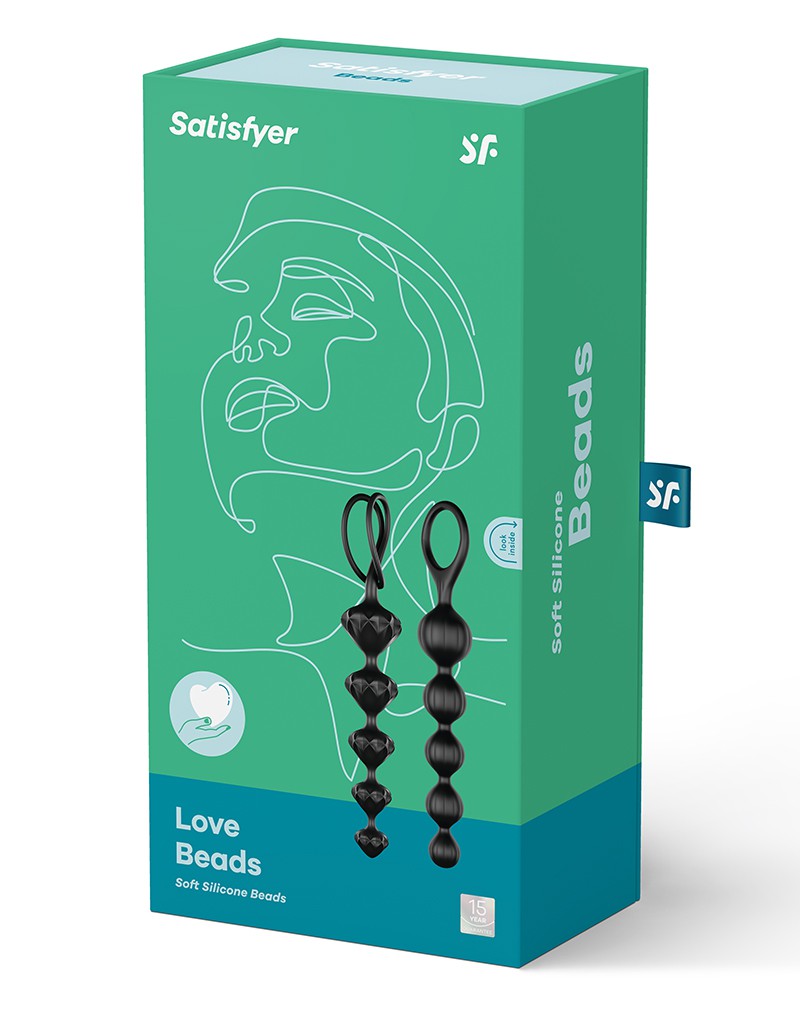Satisfyer Love Beads Black (set of 2)