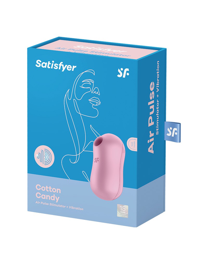 Satisfyer – Cotton Candy – Luftimpuls-Vibrator – Lila