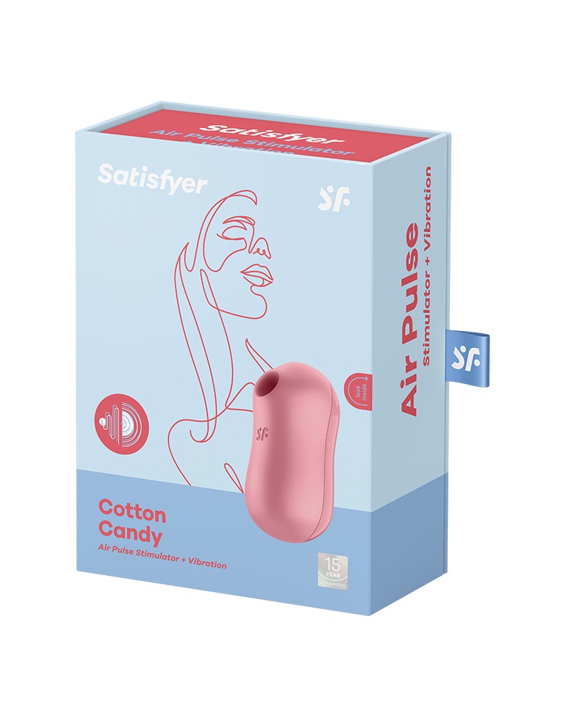 Satisfyer – Cotton Candy – Luftimpuls-Vibrator – Rosa