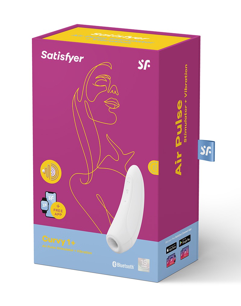 Satisfyer Curvy 1+ White / incl. Bluetooth and App