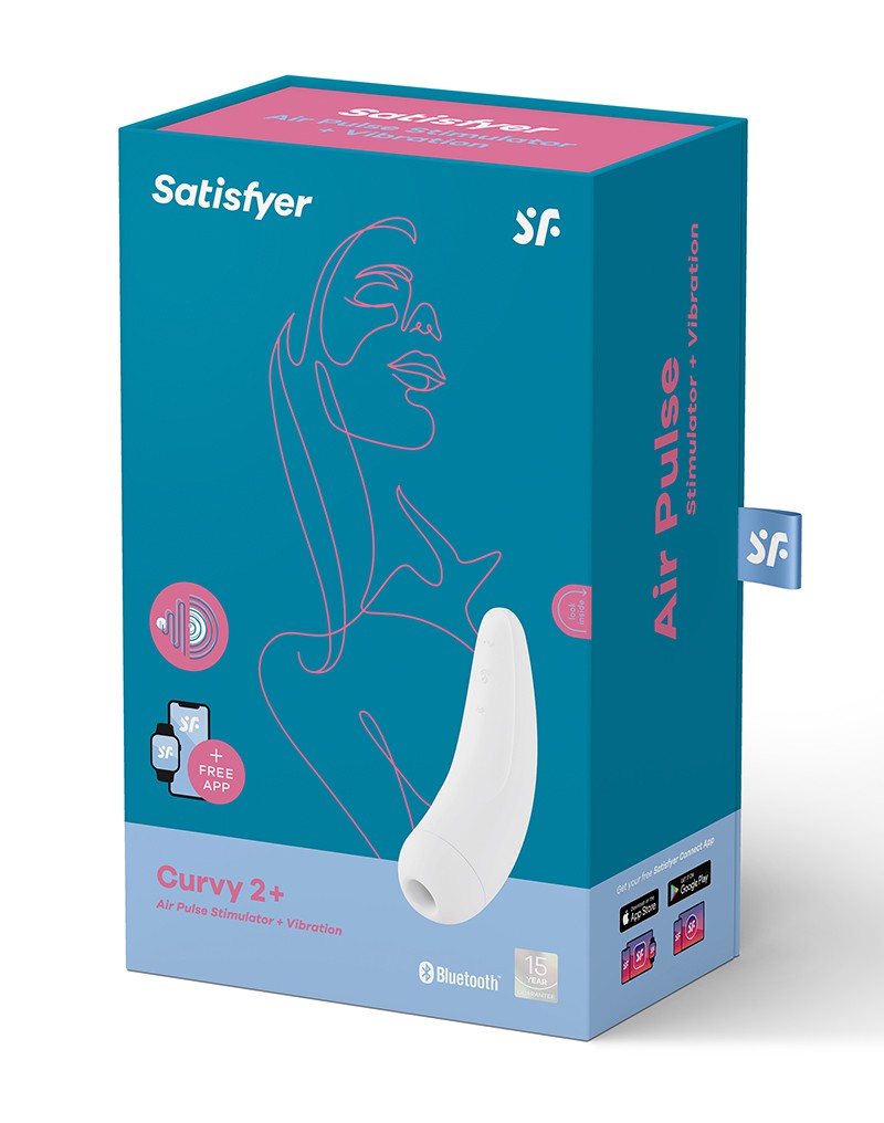 Satisfyer Curvy 2+ White / incl. Bluetooth and App