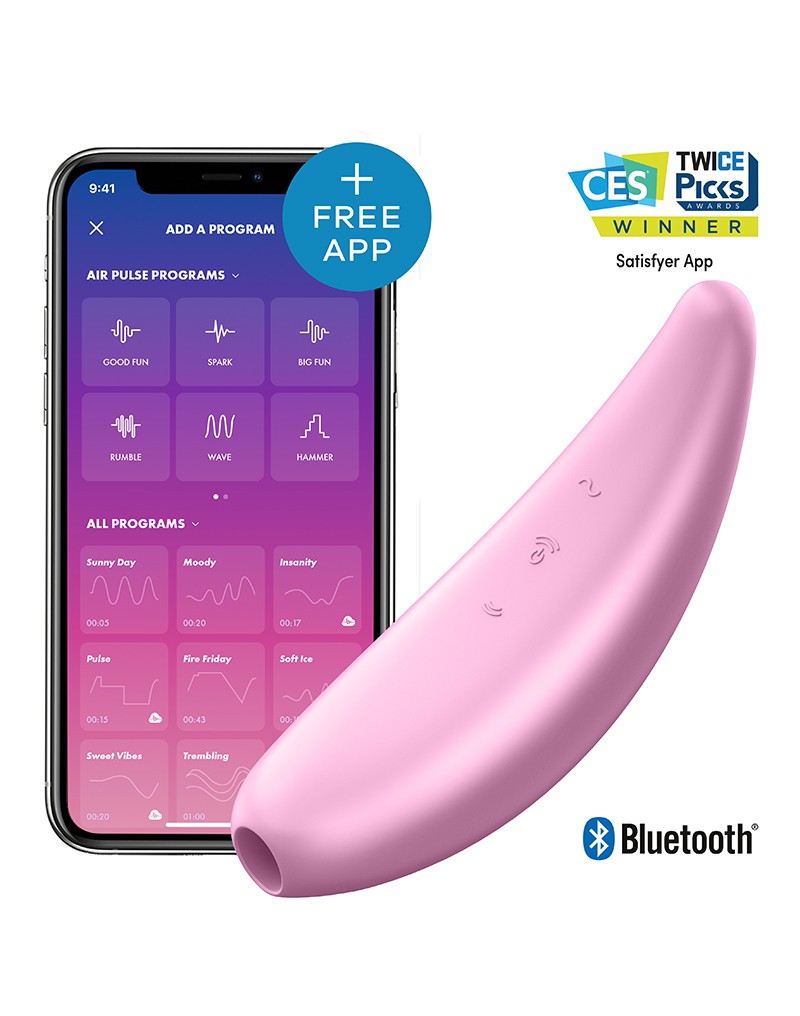 Satisfyer Curvy 3+ Pink / incl. Bluetooth and App – Bild 3