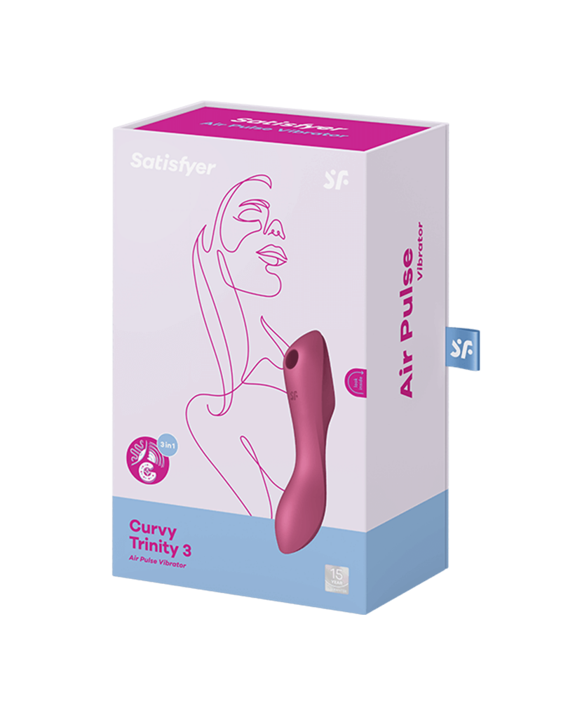 Satisfyer – Curvy Trinity 3 – 3-in-1 Vibrator – Rot