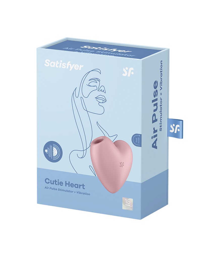 Satisfyer – Cutie Heart – Luftimpuls-Vibrator – Rosa