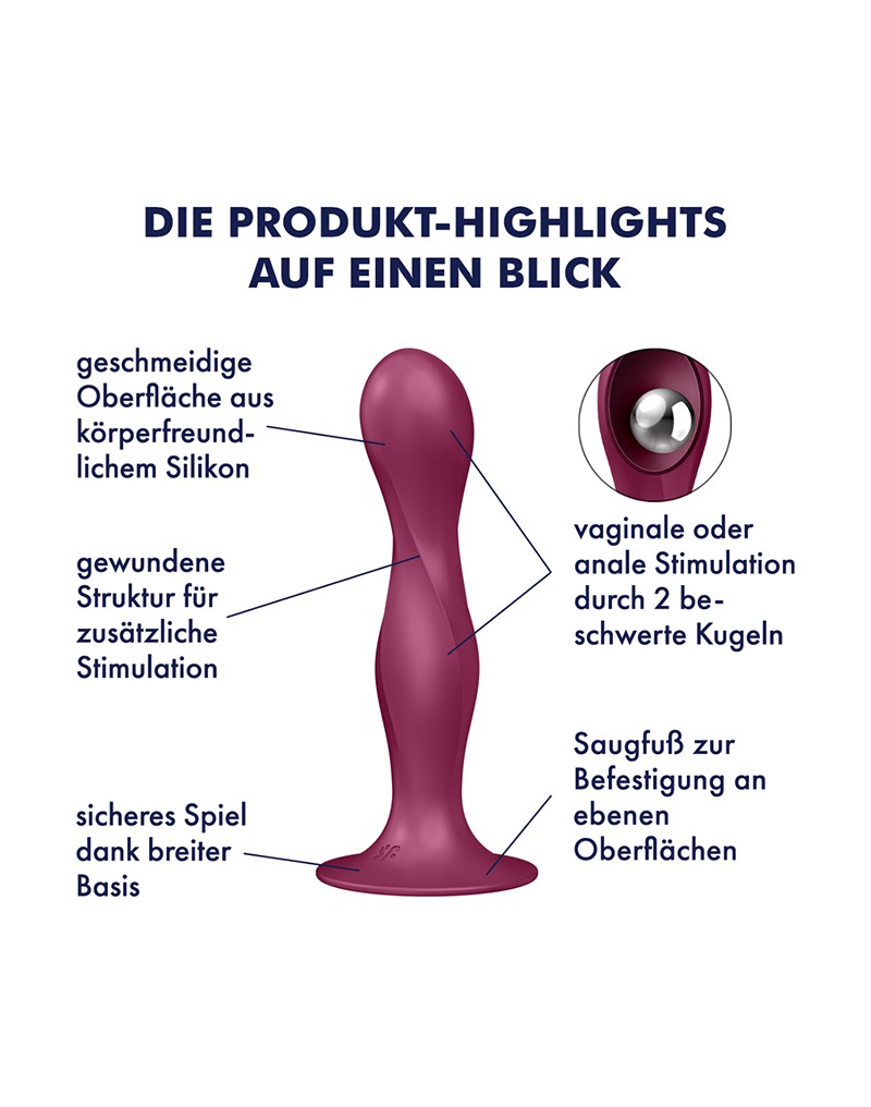 Satisfyer - Double Ball-R - Rot – Bild 6