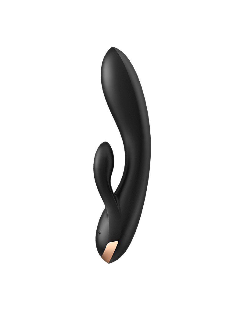 Satisfyer - Double Flex - Rabbit Vibrator - Schwarz – Bild 3