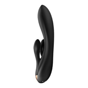 Satisfyer - Double Flex - Rabbit Vibrator - Schwarz