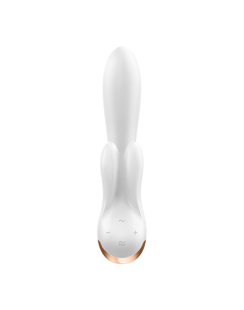 Satisfyer - Double Flex - Rabbit Vibrator - Weiß – Bild 5
