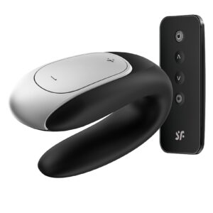 Satisfyer - Double Fun - Luxuriöser Paar Vibrator - Schwarz