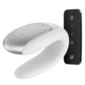 Satisfyer - Double Fun - Luxuriöser Paar Vibrator - Weiß