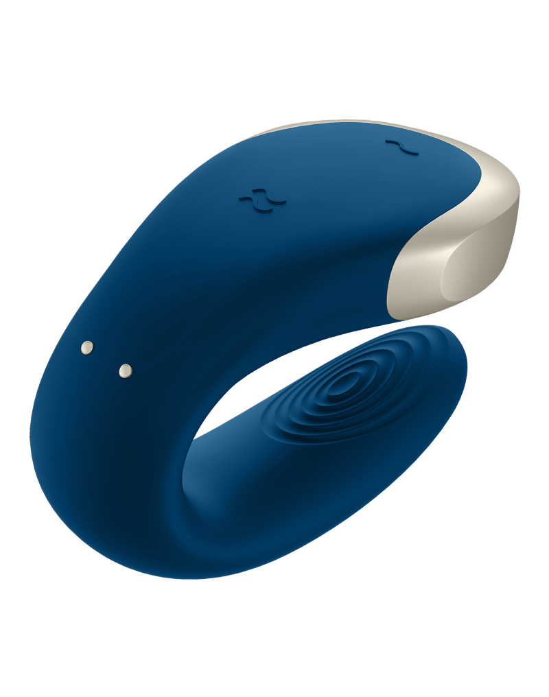 Satisfyer - Double Love - Luxus Paar Vibrator - Blau – Bild 3