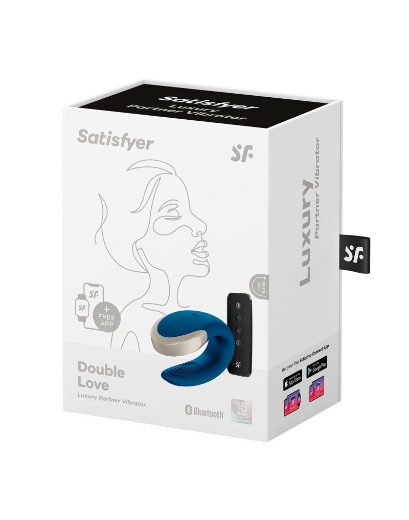 Satisfyer – Double Love – Luxus Paar Vibrator – Blau