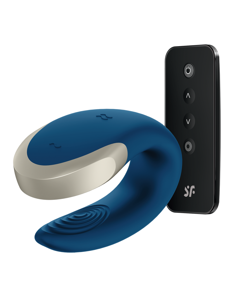 Satisfyer - Double Love - Luxus Paar Vibrator - Blau