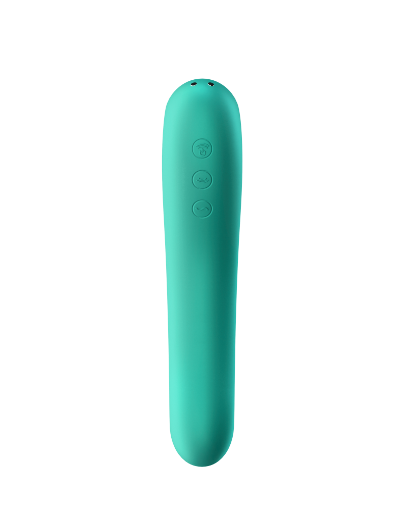 Satisfyer - Dual Kiss - Air Pulse + G-Punkt-Vibrator - Grün – Bild 4
