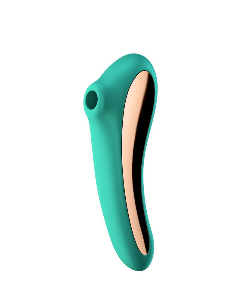 Satisfyer - Dual Kiss - Air Pulse + G-Punkt-Vibrator - Grün