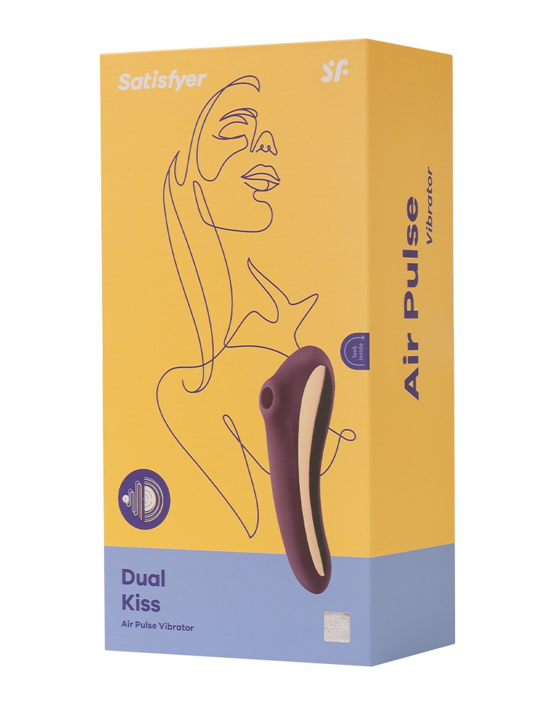 Satisfyer - Dual Kiss - Air Pulse + G-Punkt-Vibrator - Violett – Bild 2