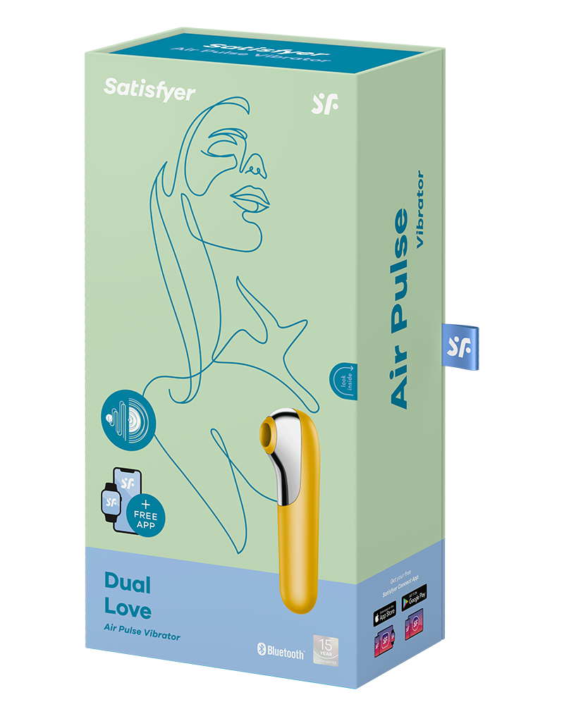 Satisfyer Dual Love Yellow / incl. Bluetooth and App