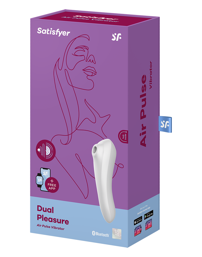 Satisfyer Dual Pleasure White / incl. Bluetooth and App