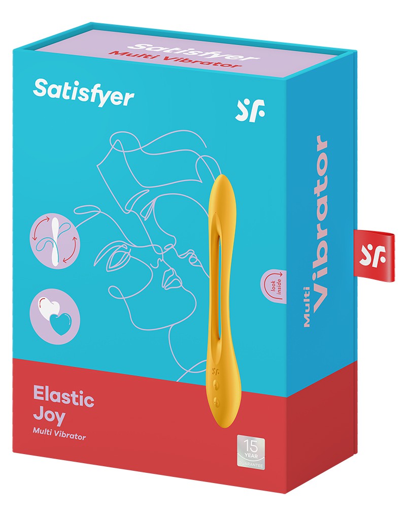 Satisfyer – Elastic Joy – Multi Vibrator – Orange