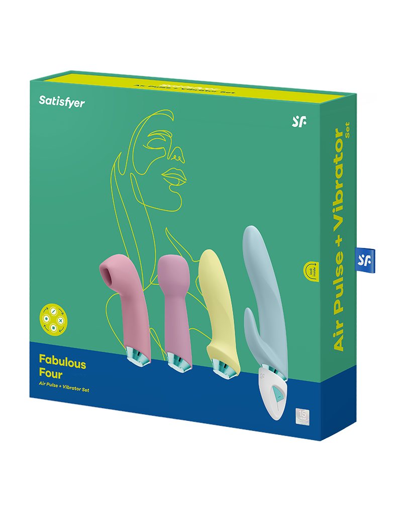Satisfyer – Fabulous Four – Air Pulse + Vibrator Set – Mehrfarbig