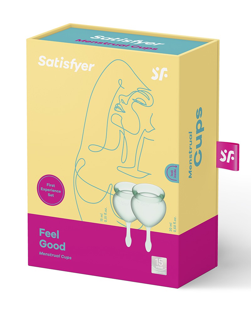 Satisfyer Feel Good Menstrual Cup (Light Green)