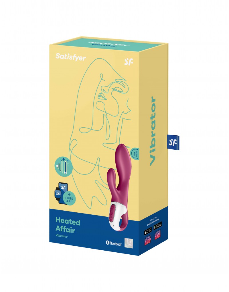 Satisfyer – Heated Affair – Erhitzender G-Punkt + Rabbit-Vibrator – Berry