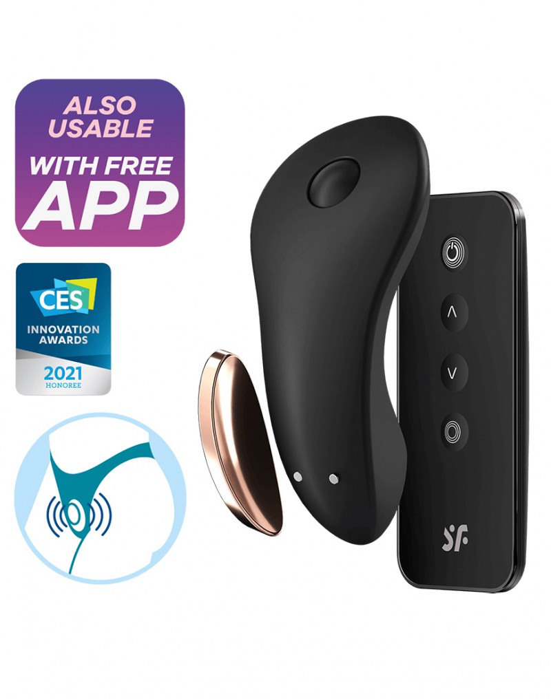 Satisfyer - Little Secret - Panty Vibrator - Schwarz – Bild 6