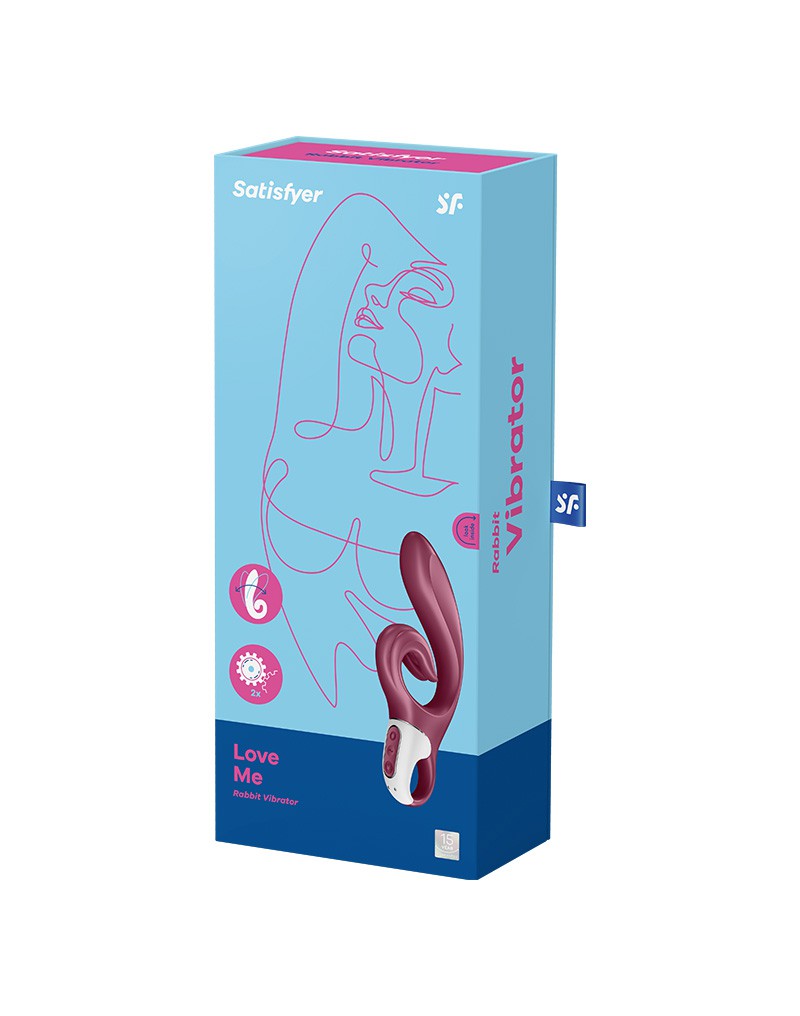 Satisfyer – Love Me – Rabbit Vibrator – Rot