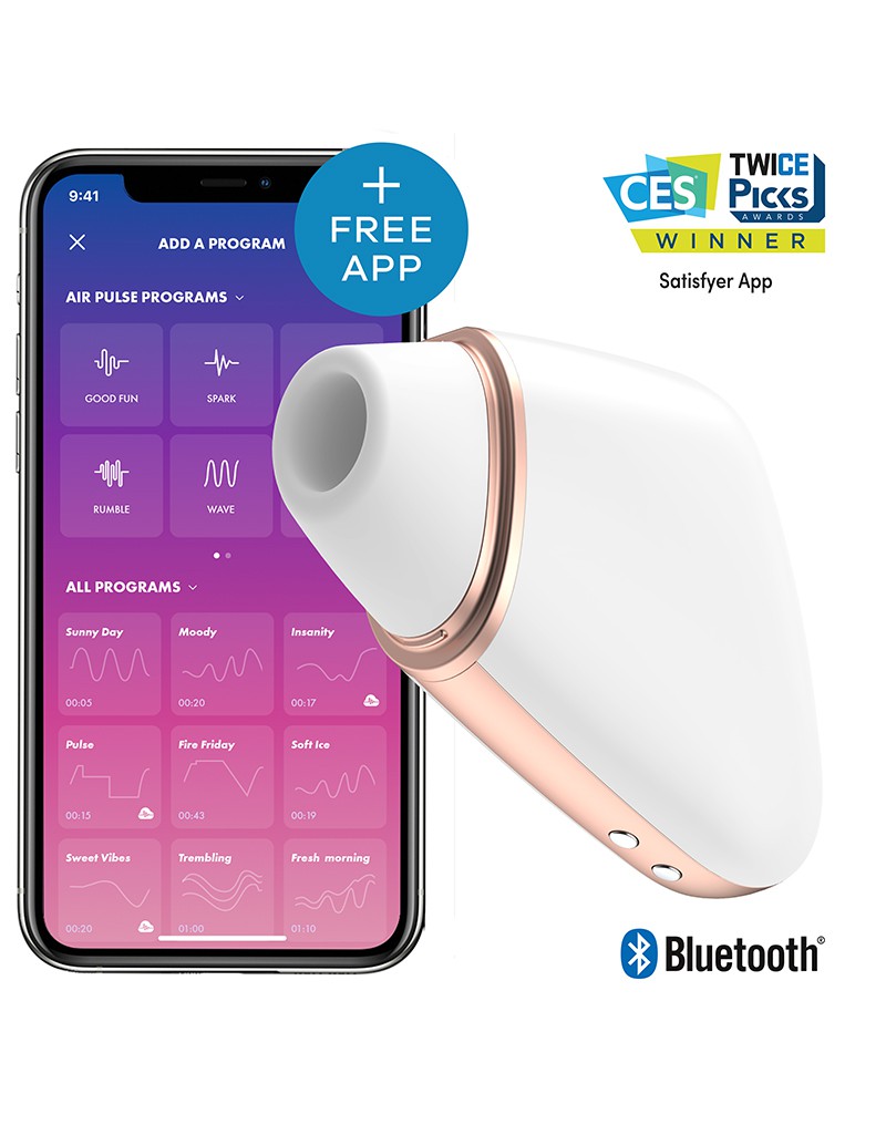 Satisfyer Love Triangle White / incl. Bluetooth and App – Bild 3
