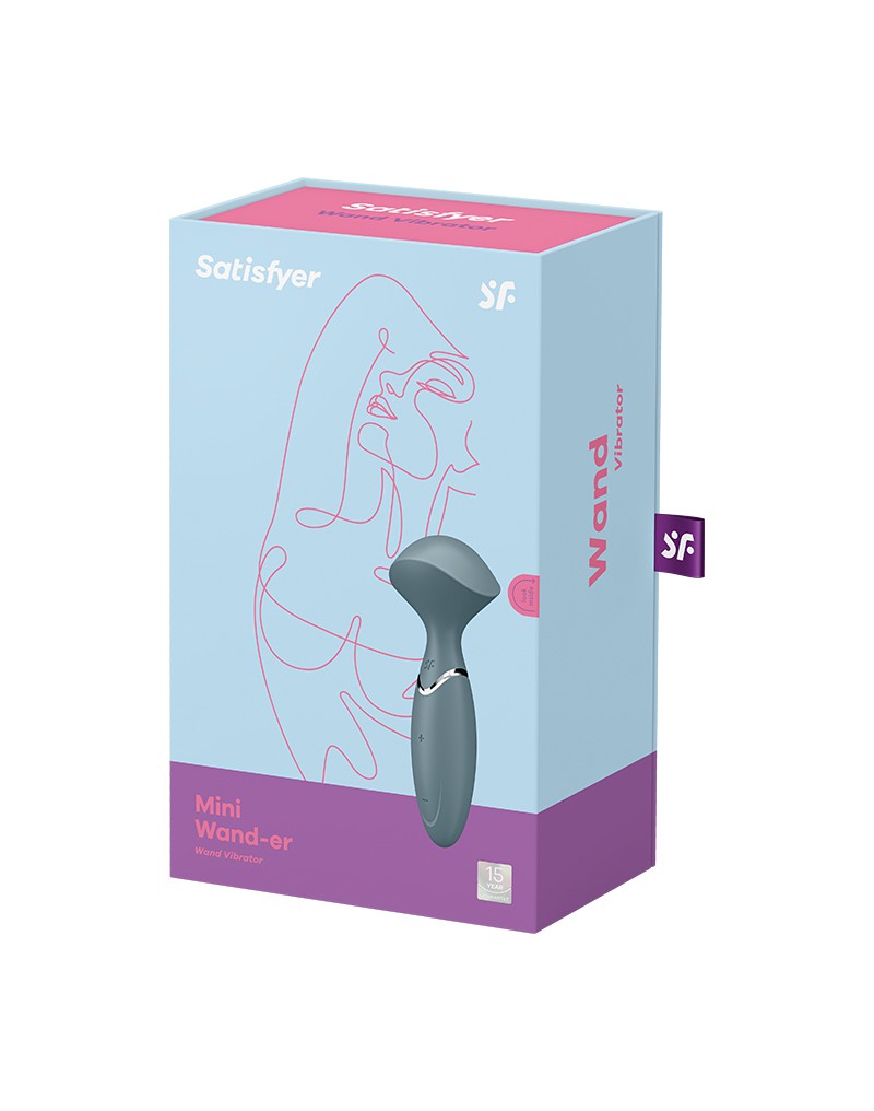 Satisfyer – Mini Wand-er – Wand Vibrator – Grau