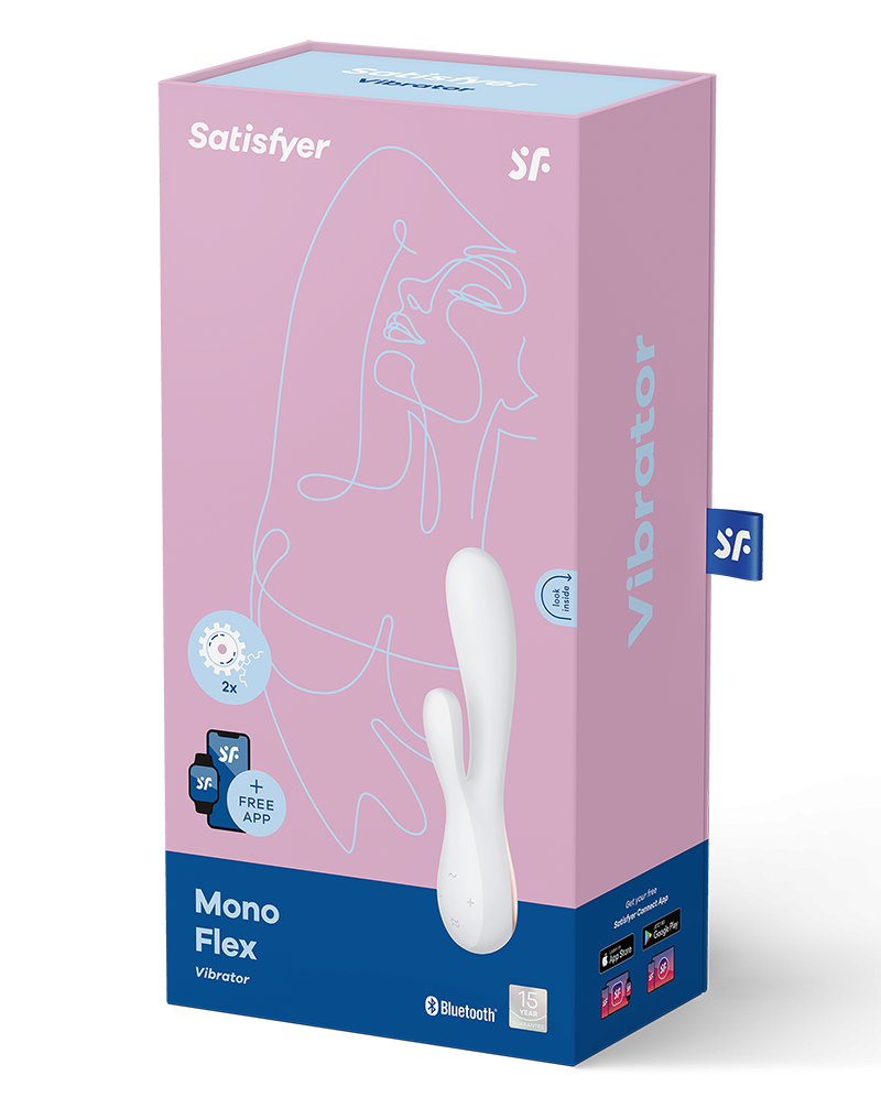 Satisfyer Mono Flex White / incl. Bluetooth and App