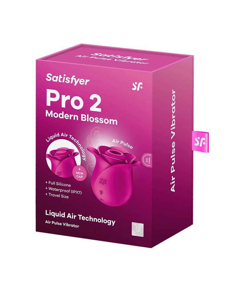 Satisfyer – Pro 2 Modern Blossom – Air Pulse Vibrator – Rosa