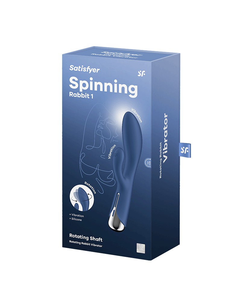 Satisfyer – Spinning Rabbit 1 – Kaninchen-Vibrator – Blau