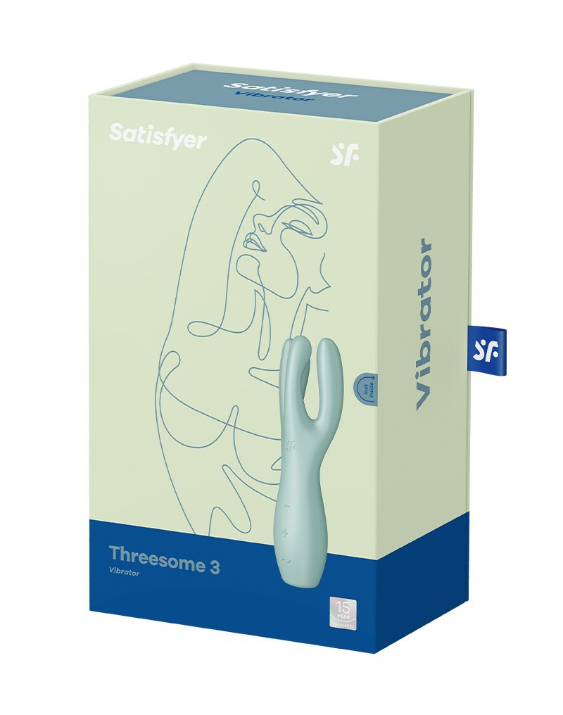 Satisfyer - Threesome 3 - Multi-Vibrator - Mint – Bild 2