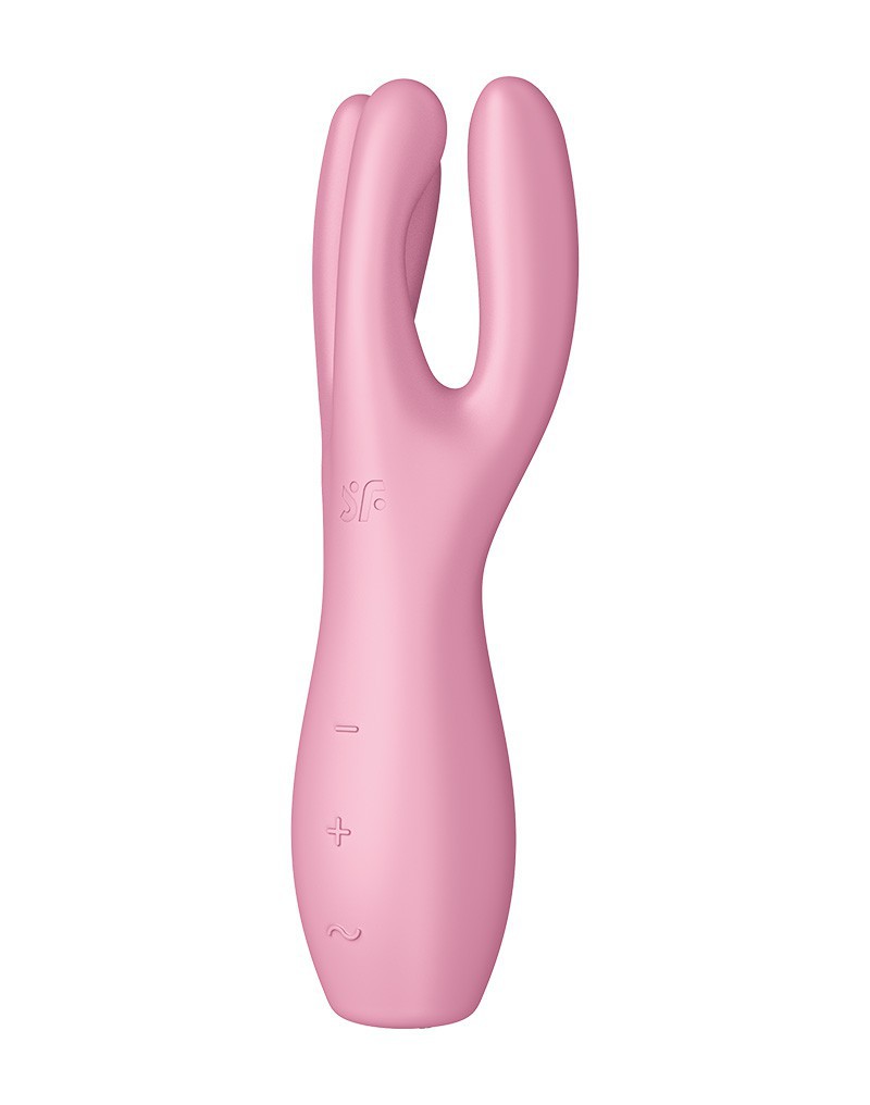 Satisfyer - Threesome 3 - Multi-Vibrator - Pink – Bild 3