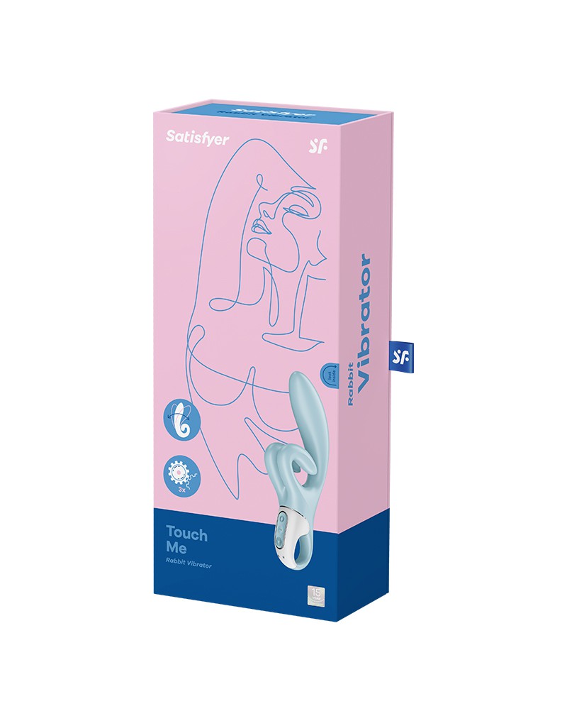 Satisfyer - Touch Me - Rabbit Vibrator - Hellblau – Bild 2
