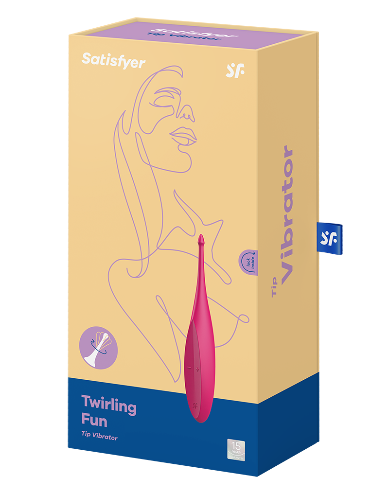 Satisfyer – Twirling Fun – Pin Point Vibrator – Magenta