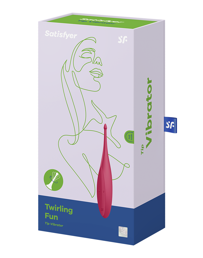 Satisfyer – Twirling Fun – Pin Point Vibrator – Rot
