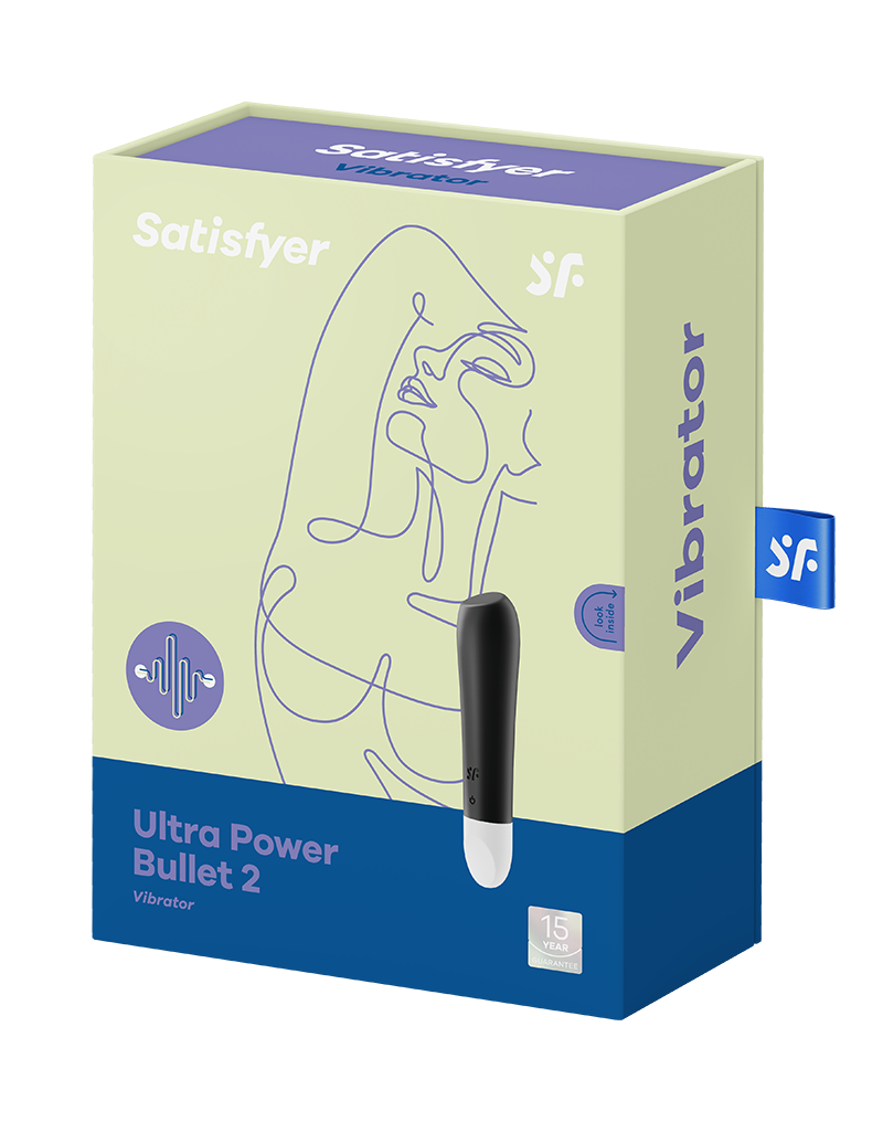 Satisfyer – Ultra Power Bullet 2 – Kugel Vibrator – Schwarz
