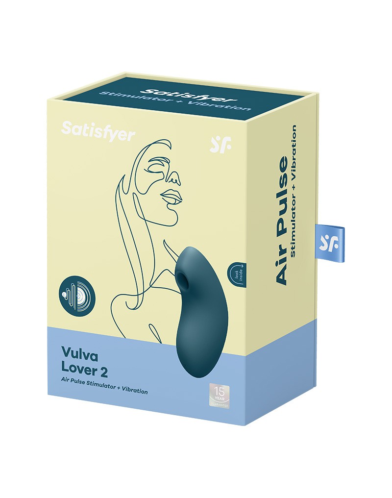 Satisfyer – Vulva Lover 2 – Air Pulse Vibrator – Blau