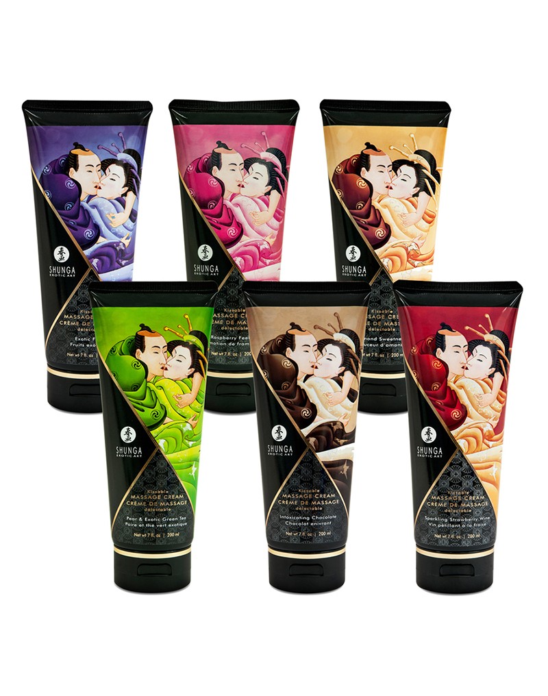 Shunga – Essbare Massagecreme – Raspberry Feeling – 200 ml