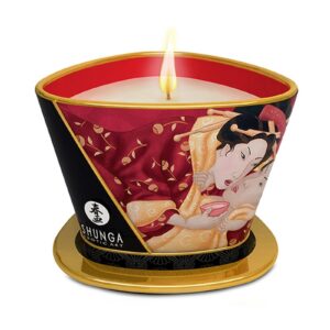 Shunga - Massagekerze - Sparkling Strawberry Wine - 170 ml