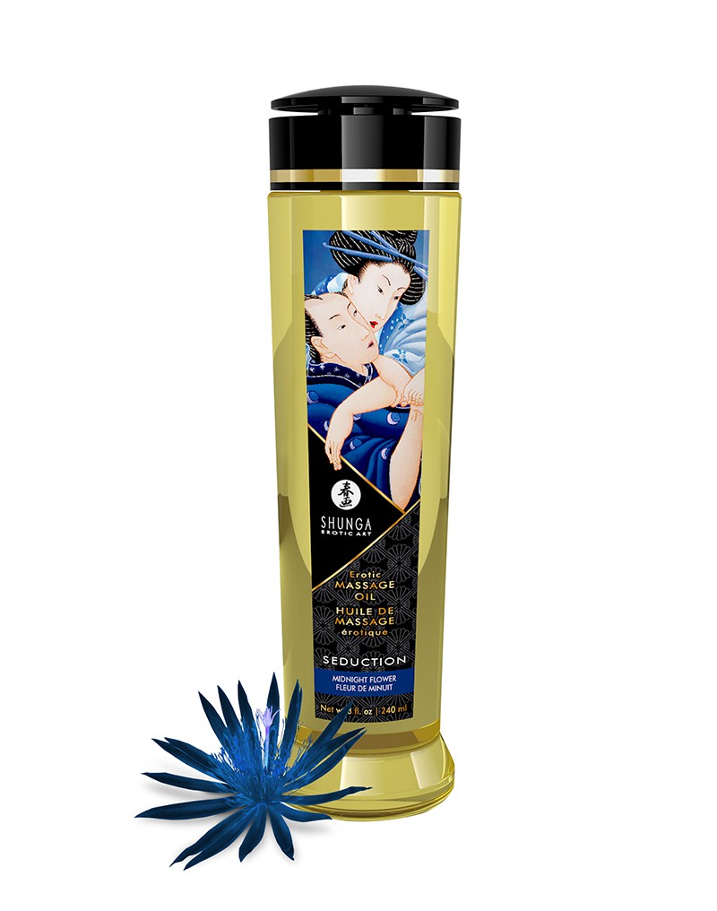 Shunga - Massage Öl - Seduction Midnight Flower - 240 ml