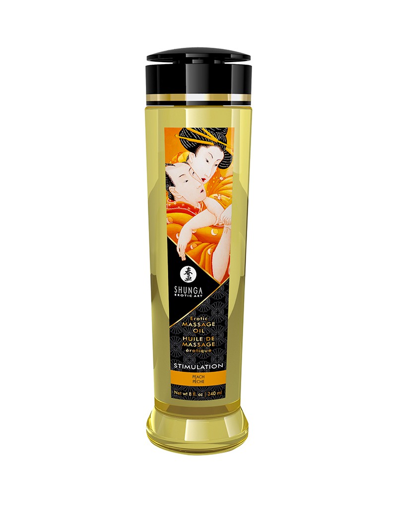 Shunga – Massage Öl – Stimulation Peach – 240 ml