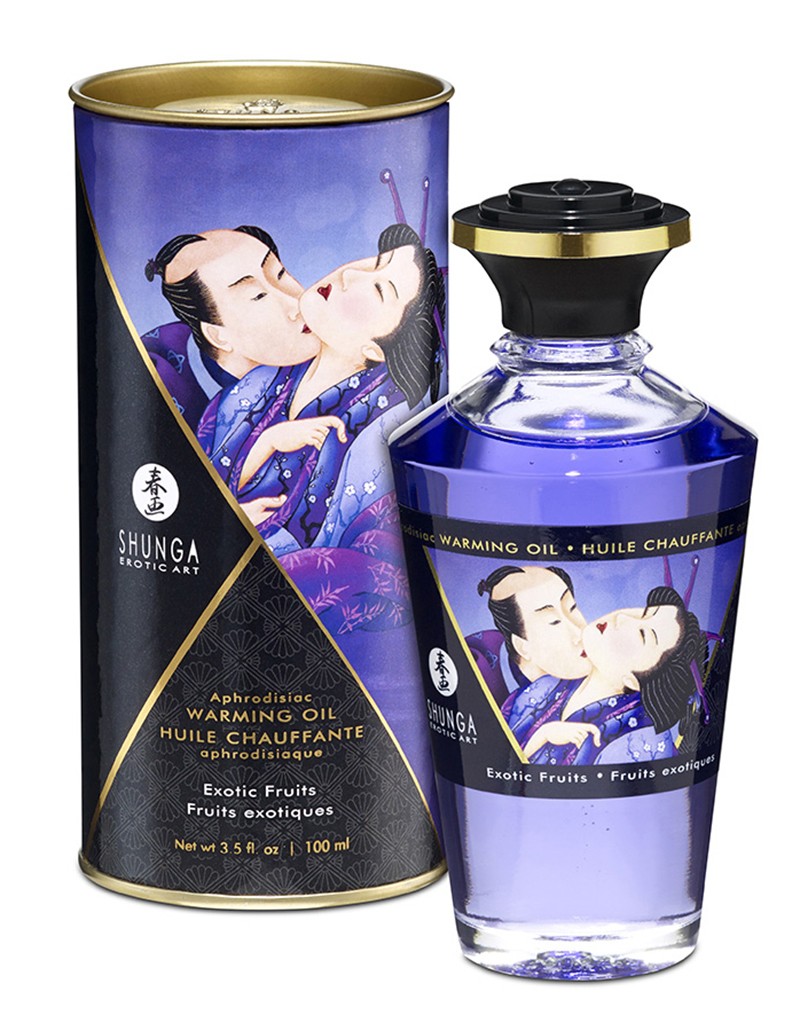 Shunga - Wärmendes Öl - Exotic Fruits - 100 ml