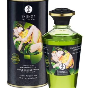 Shunga - Wärmendes Öl - Exotic Green Tea - 100 ml
