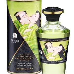 Shunga - Wärmendes Öl - Midnight Sorbet - 100 ml