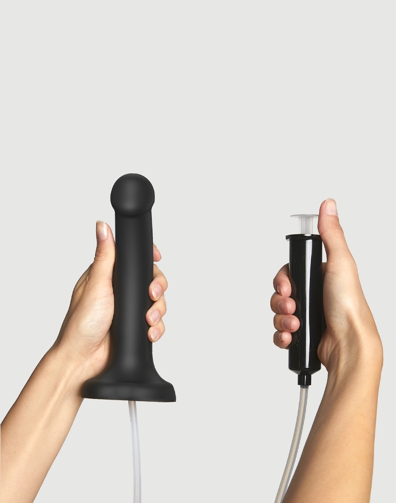 Strap-On-Me - Squirting Cum Dildo Größe S - Schwarz – Bild 9